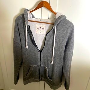 Hollister zip up hoodie